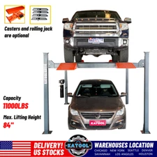 11000 Lbs Four Post Parking Lift  4-Post Auto Lift Garage Lift  Storage Pickup