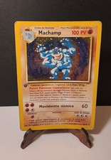 Carta POKEMON - MACHAMP - Set Base Prima Edizione Holo