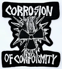 CORROSION OF CONFORMITY (shaped border) EMBROIDERED PATCH