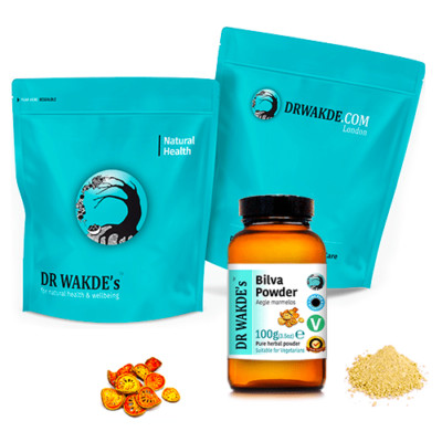 DR WAKDE'S Bilva Fruchtpulver (Bael Frucht | Aegle Mermelos) | Rein, Raw & Ge...
