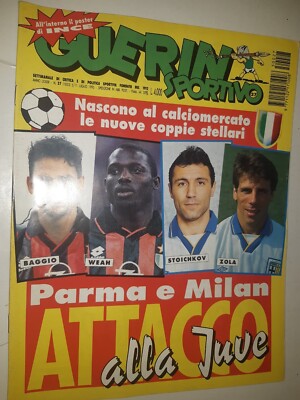 Guerin Sportivo Inserto Panini Supplemento Usa La Doppia N°5 Del 1-2