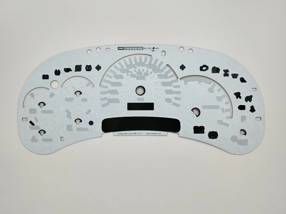 Silverado SS Estilo Blanco Calibre Cara Superposición 03 04 05 Duramax Diesel Edición LED Foto 2 de 4