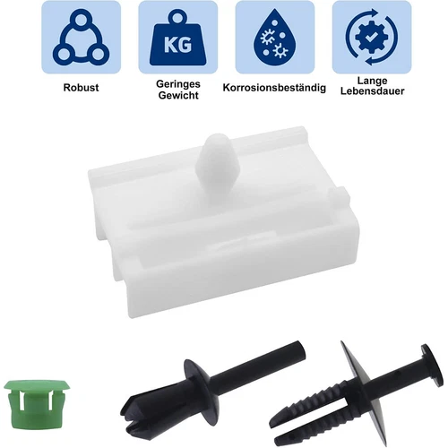 80 pezzi clip di fissaggio minigonne laterali rivetto per BMW E36 E46 E90 51711932996 - Foto 6 di 12