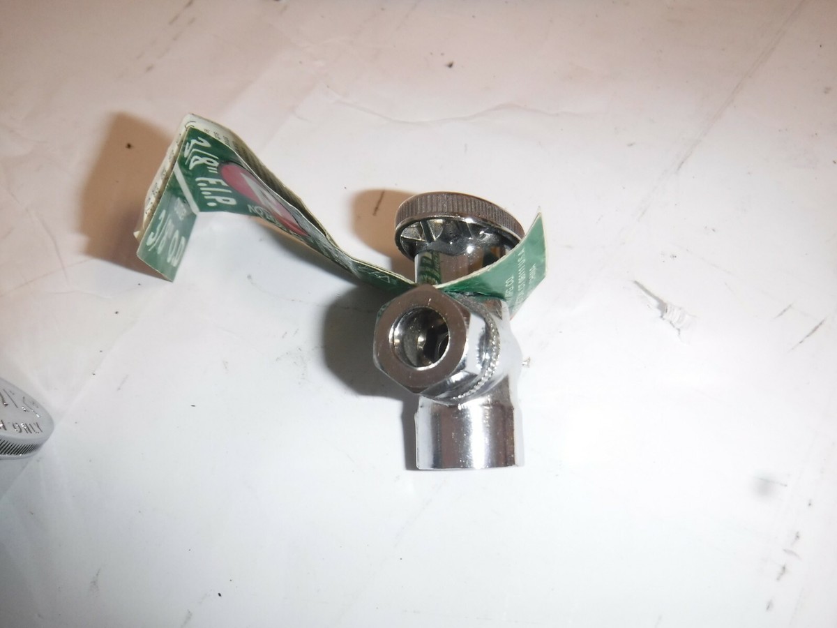keeney quarter turn angle valve 3/8 inlet 3/8 outlet | eBay