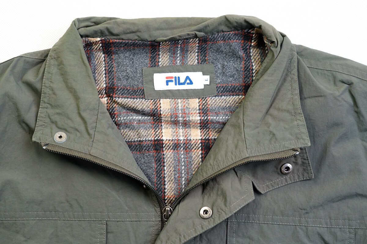 Fila giacca vintage giacca a vento maglione giacca oldsch anni 90 90 casual L