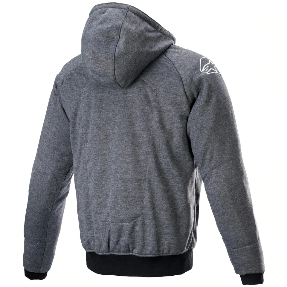 Alpinestars Chrome Ignition M Men's Motorcycle Hoodie Grau-Weiß-Melliert - Image 2 of 3