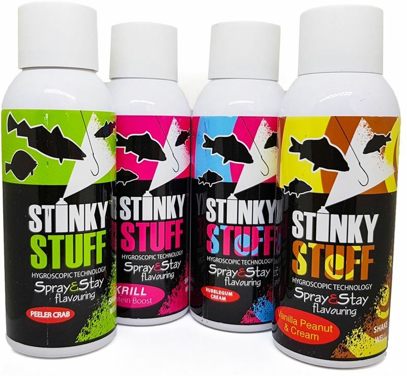 STINKY STUFF BAIT SPRAY ADDITIVE ALL FLAVOURS CARP COARSE SEA