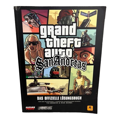 Grand Theft Auto GTA San Andreas Lösungsbuch guter Zustand OHNE POSTER