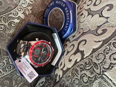 Montre Automatique Style Plongeur Homme - Boîtier Argenté Cadran Noir - Neuve