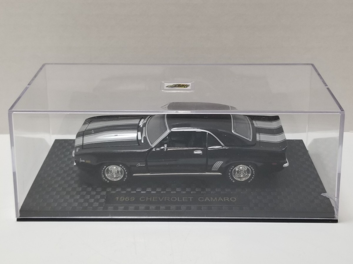 Vintage Chevrolet Camero 1964 Diecast 1/43 Scale Black & Silver