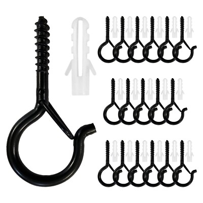 18 Stück Q-Hanger Leuchtenhaken, Sicherheitsschnalle Design, Wand Schrank Decke