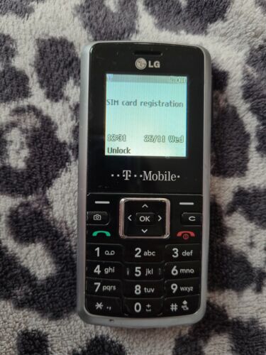 LG KP130 - Téléphone portable noir argent (T-Mobile) - Photo 1/4