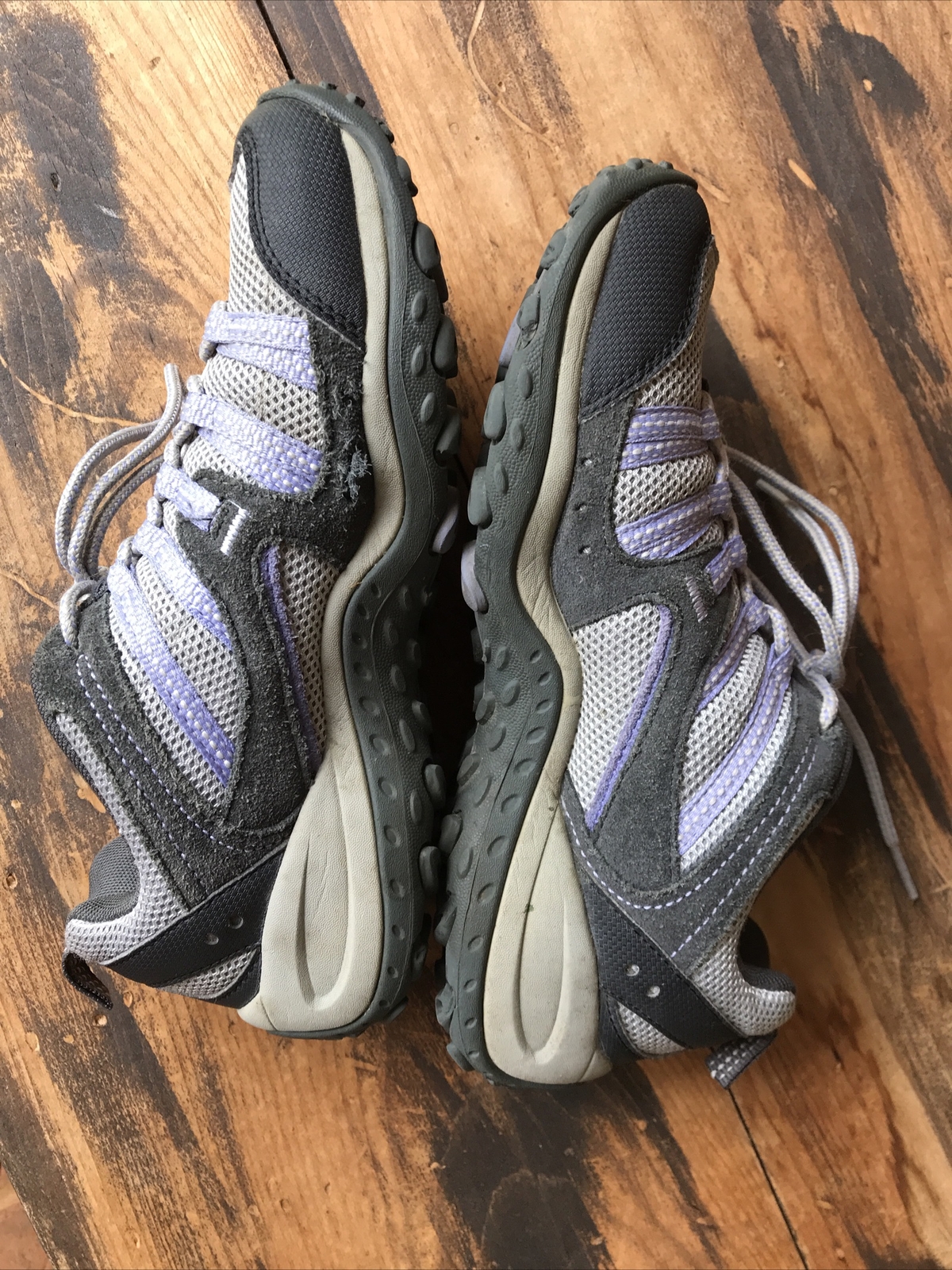 Merrill Moab 2 Waterproof Womens Hiking Shoes Size 7.5 Gray Periwinkle