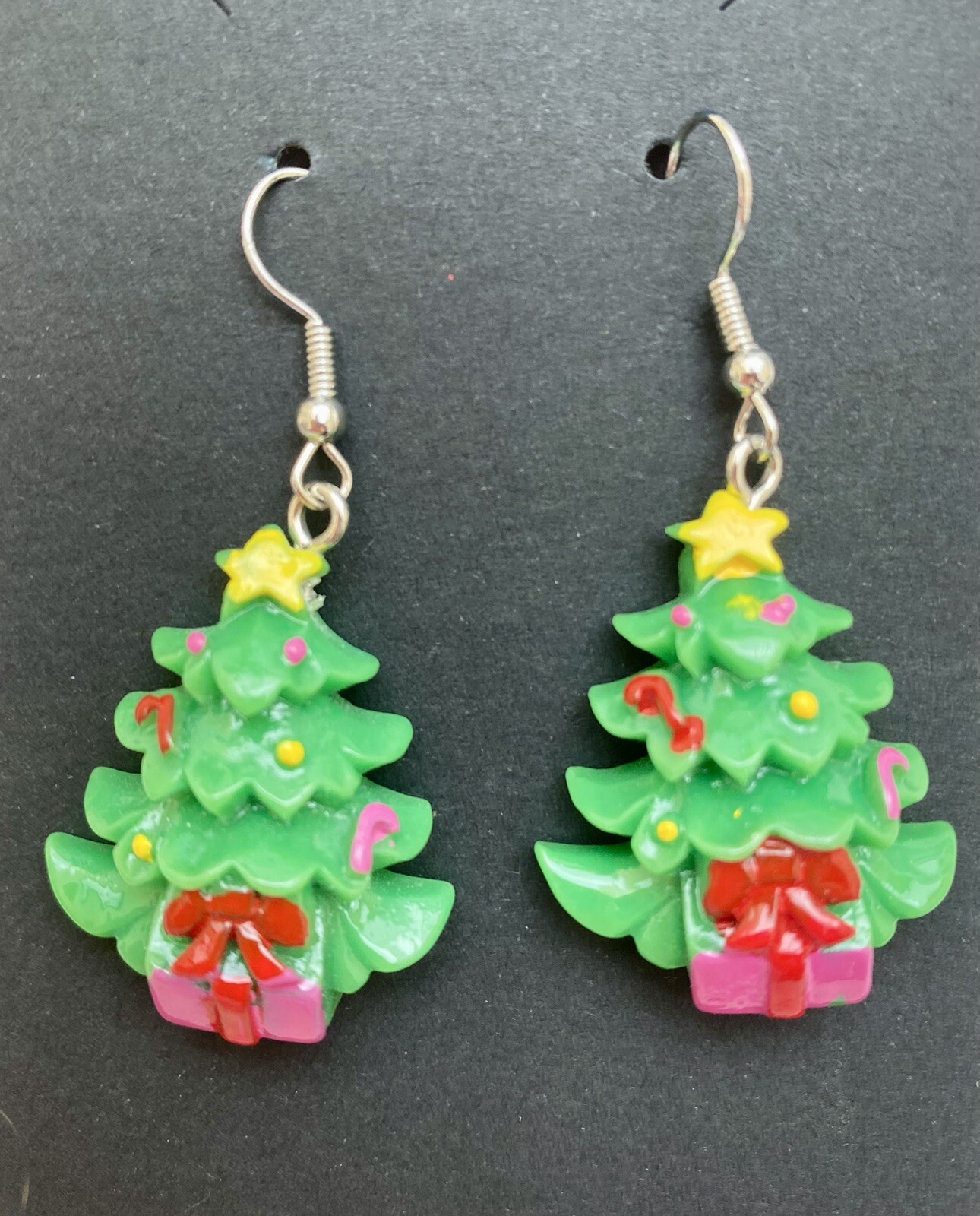 Christmas Tree Earrings eBay