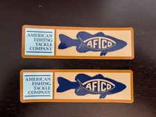 AFTCO Sticker 2PC SET Fish 4"X1" Marlin 13 Fishing Sunglasses Pelagic