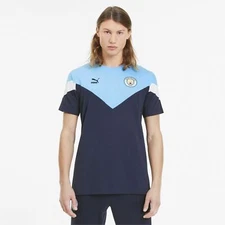 [756665-25] Mens Puma MCFC Iconic MCS Tee