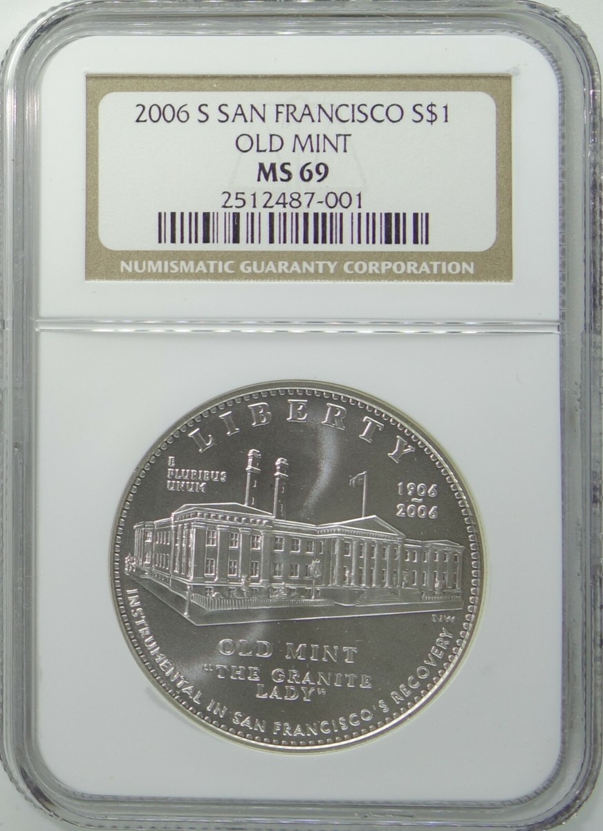 2006-S San Francisco Old Mint Commemorative $1 Silver Coin - NGC