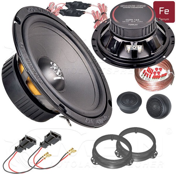 Ground Zero Lautsprecher FüR Seat Leon III SC 5F Ab 2012 Heck Seite 150W #B06K-image