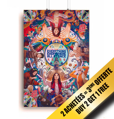 Poster Everything Everywhere All at Once Poster Filmplakat Kino 2023
