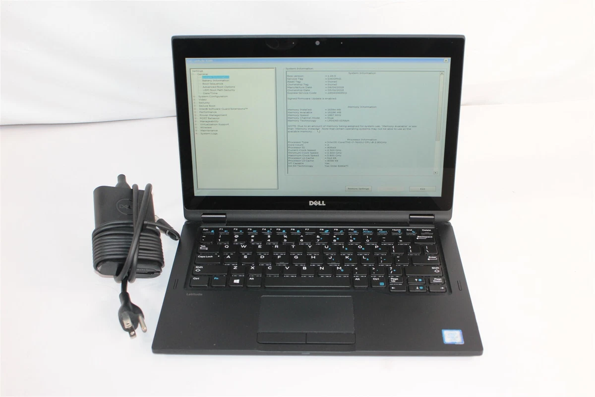 Dell Latitude 5289 12.5 FHD Touch i7-7600U 2.8-3.9GHz 16GB 256GB M