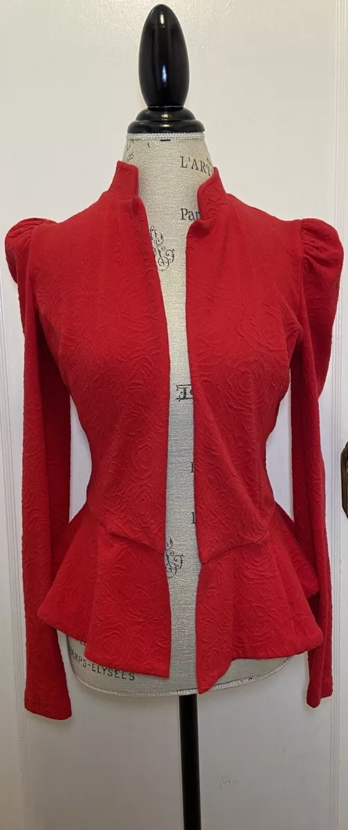 Peplum blazer shop jacket