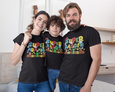 Familie passende Gruppe T-Shirts Papa Mama Kinder Gamer Daddio Mummio Kiddo T-Shirt