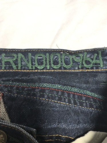 Akademiks Men's Embroidered “Native Warrior” Distressed Detailed Jeans Size 36 - Picture 4 of 12