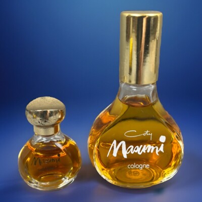 VTG Coty Masumi COLOGNE 1.5 oz & Perfume Travel Size Original Fragrance Women