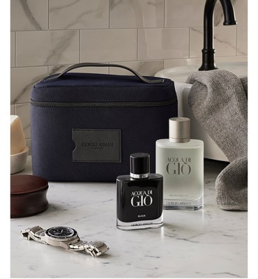 New Giorgio Armani Acqua Di Gio Elixir & EDT 0.17 Fl Oz each +