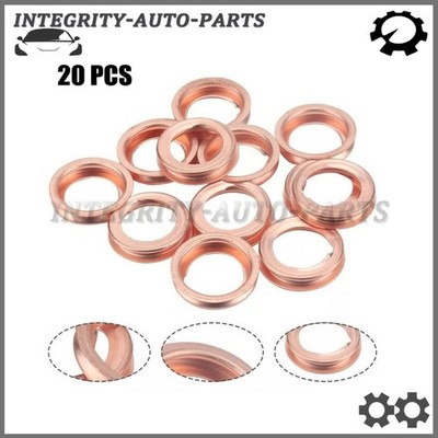 20PCS Metal Oil Drain Plug Crush Washer Gasket For 2010-2011 Nissan Infiniti