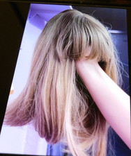 New Light Brown Wig with Bangs