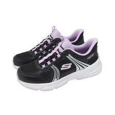 Skechers Retro-Graph Slip-Ins Black Purple Kids Youth Preschool 319078-LBKPR