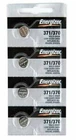 371 Energizer Silver Oxide Watch / Electronic Battery 4 Pcs