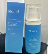Murad ACNE CONTROL Serum 1.0 oz / 30 ml Biome-Balancing Acne Treatment ex02/2027