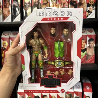 WWE Ultimate Edition Best of  Series 6 Razor Ramon Green Action Figure New Boxed