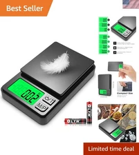 SMALL DIGITAL POCKET SCALE Precision Gram Ounces Grains Scale LCD Display 1000g