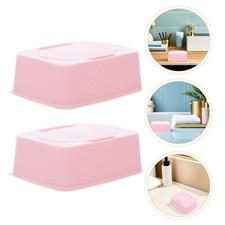 3 Pcs Portable Baby Wipe Holder Travel Wipes Container Compact Case Hanging