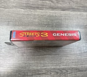 Streets of Rage 3 Custom Game Case For Sega Genesis  *NO GAME*