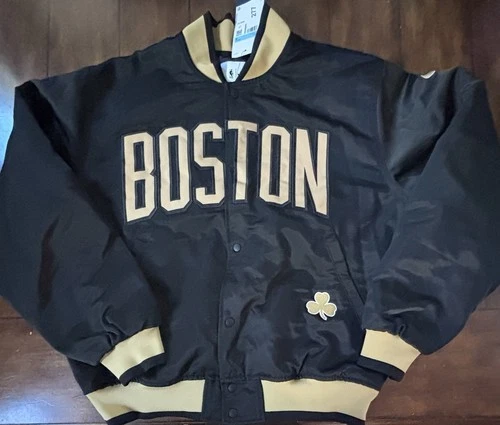 Boston Celtics Men's Nike NBA  Premium Bomber Jacket Adult Medium NWT - product listing photo