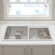 Double-Bowl Kitchen Sink Stainless Multifunctional Steel Sink Kitchen Sink