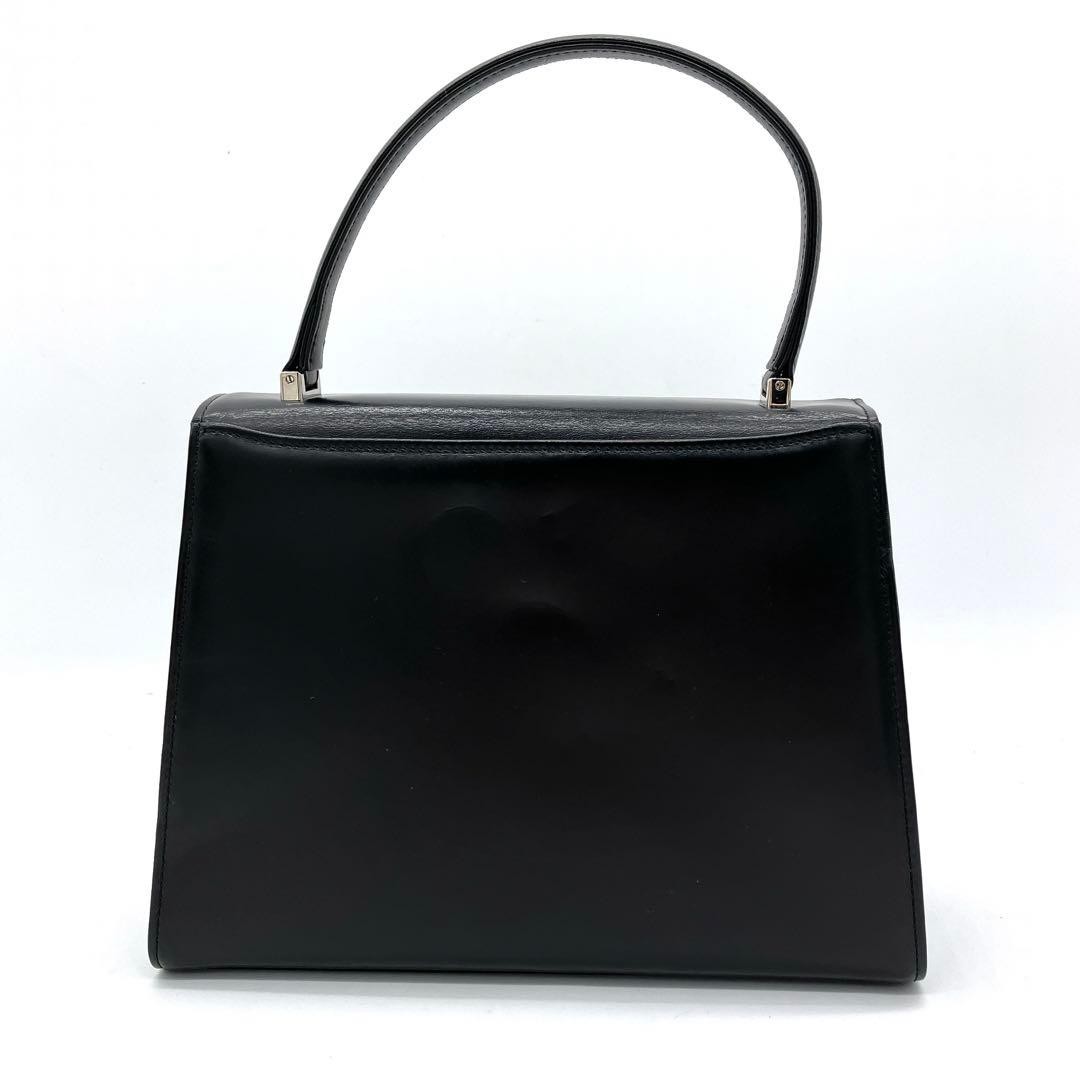 Valentino Garavani 2Way Leather Bag Black Women's Hand/Shoulder Purse Excellent thumbnail 3