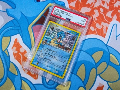 Gyarados - 2005 Pokemon Ex Deoxys #8 Reverse Holo Stamped Low Pop - PSA 9