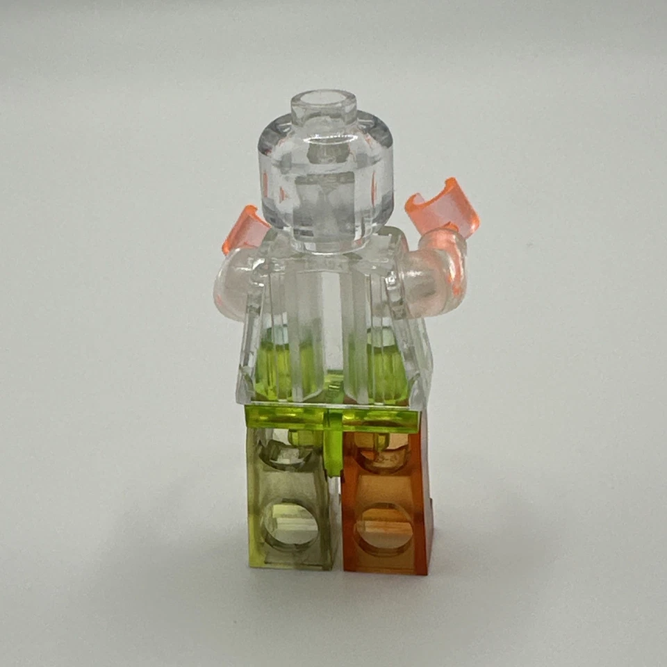 Lego Minifigure Prototype Trans Transparent Employee Test PC Polycarbonate Broke - Image 3 of 4