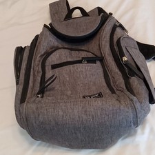 BB Gear Diaper Bag Backpack, Includes Changing Pad Insulated Side Pocket