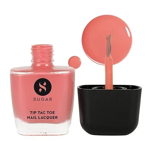 SUGAR Cosmetics Tip Tac Toe Nail Lacquer Classic | Long-lasting, 100% Chip-resis