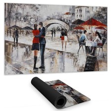 Begin Home Decor C1DM1424ASU0ES 14 x 24 in. Cities Gray Trees Desk Mat - Youn...