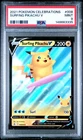 3335 Surfing Pikachu V 2021 Pokemon Sword & Shield Celebrations #008 PSA 9