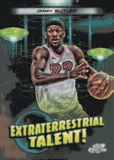 2023-24 Topps Chrome Cosmic #ET-24 Jimmy Butler Extraterrestrial Talent