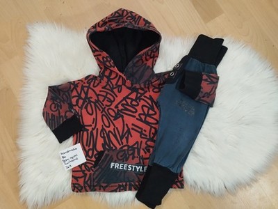 Handmade cooles Set Paket  MML Freestyle rot Hose 86
