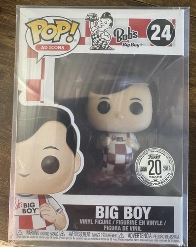 FUNKO POP ! BIG BOY 24 20 YEAR ANNIVERSARY POP AD ICONS